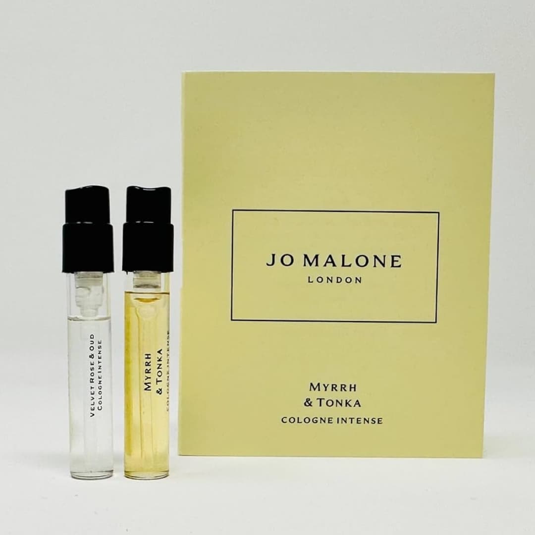 Gift Set - 100ml Myrrh & Tonka Cologne Intense + 9ml Velvet Rose & Oud Cologne Intense +35grams Peony & Blush Seude Candle