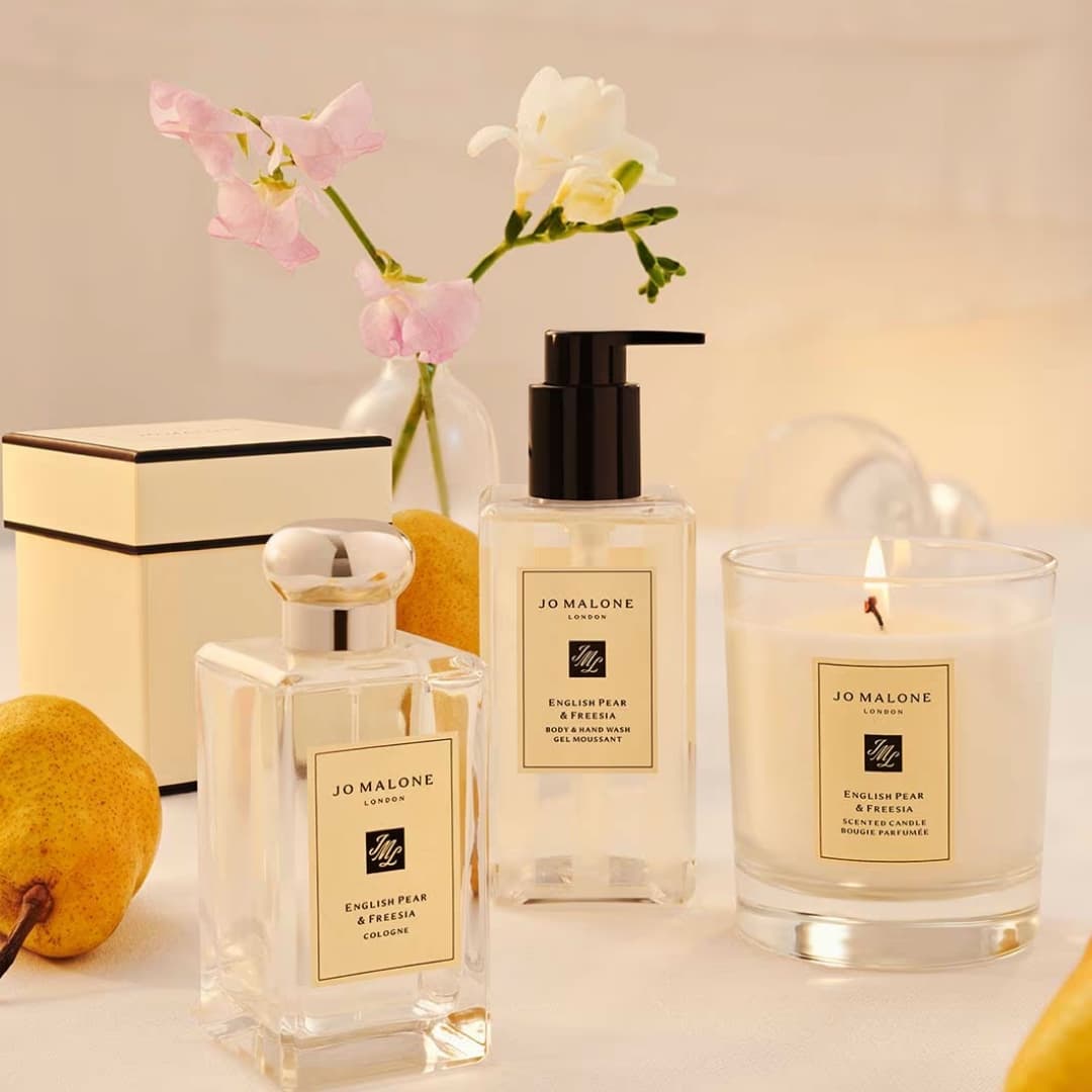 Gift Set - 100ml English Pear & Freesia Cologne + 100ml English Pear & Freesia Shower Gel + English Pear & Freesia Mini Candle